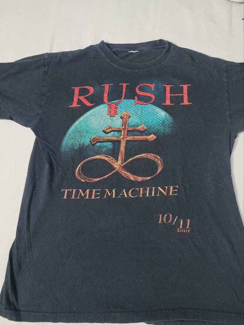 Rush Time Machine Graphic T-Shirt - Black
